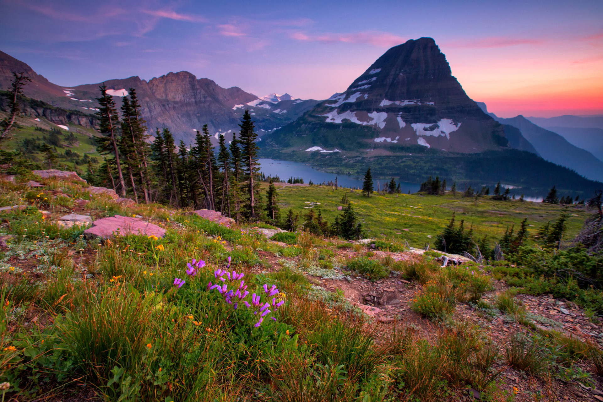 Hidden Lake Trail, Glacier National Park, Montana, USA